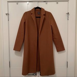 Zara caramel brown coat